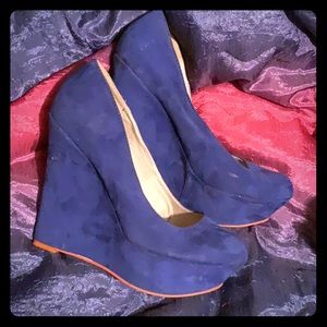 Blue Wedges
